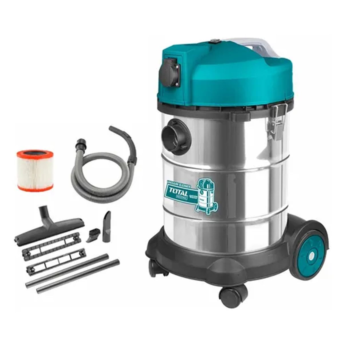 TOTAL TOOLS - Aspiradora 30lts 1400w Industrial Total Tvc14301.