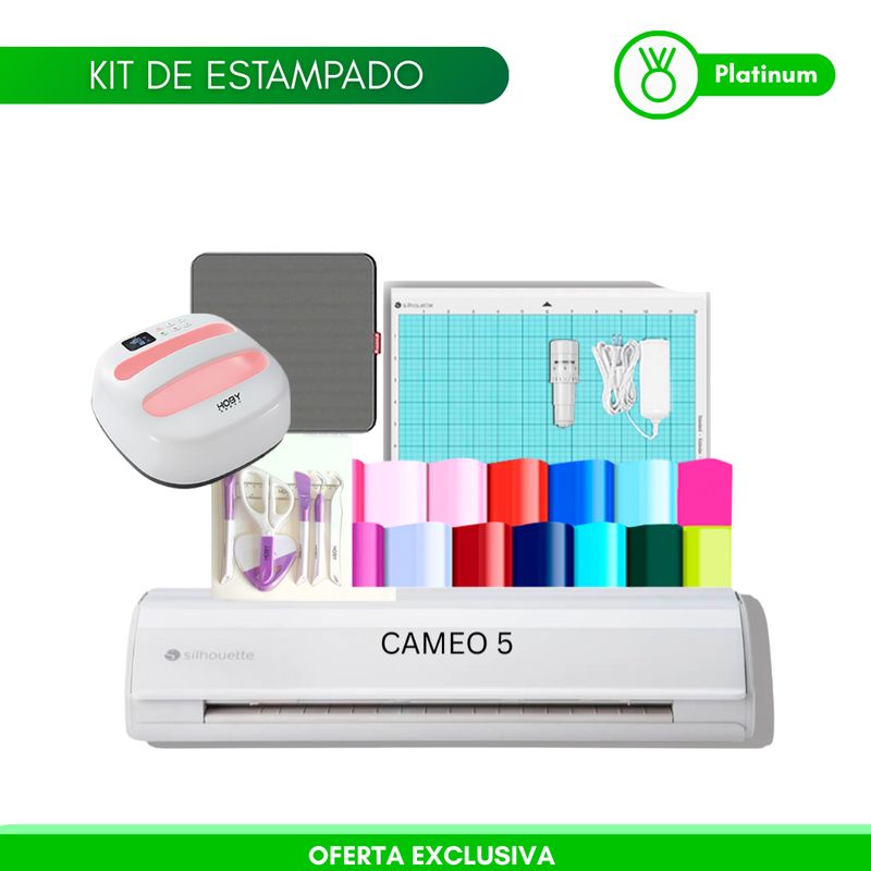 SILHOUETTE - Cameo 5 Silhouette + ESTAMPADORA 24 X 24 SB2