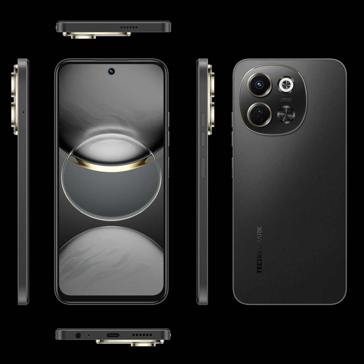 TECNO MOBILE - Celular Tecno Spark 30 5G 256GB + 8GB Midnight Shadow