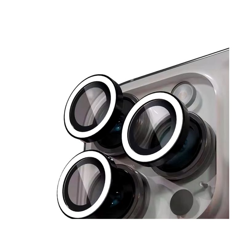 JOIGO - Protector de Lentes de Camara Para iPhone 14 / 14 Plus Fluor Blanco.