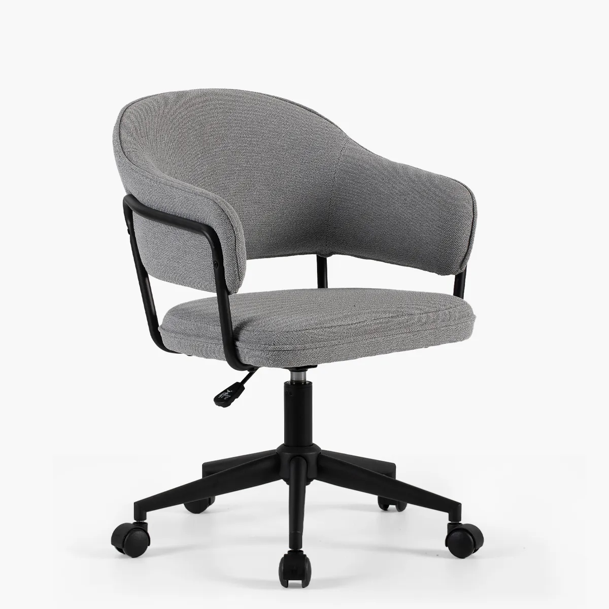 FORM DESIGN - Silla Home Office Stanford con ruedas Gris Oscuro Form