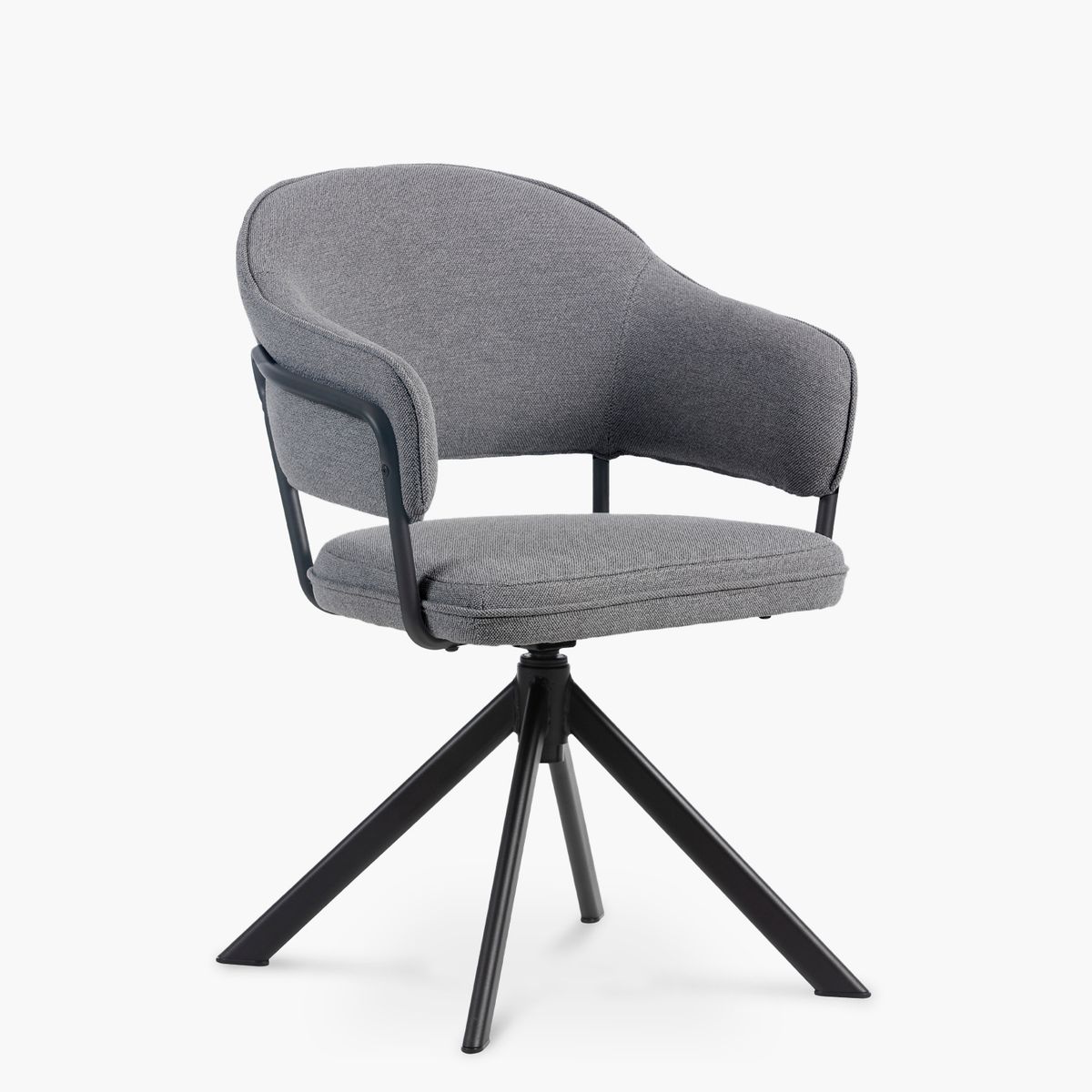 FORM DESIGN - Silla Home Office Stanford Giratoria Gris Oscuro Form