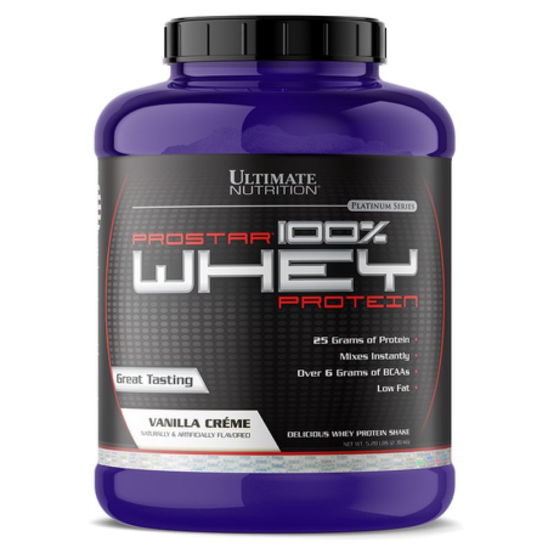 ULTIMATE NUTRITION - PROTEINA PROSTAR 100% WHEY 5LB - VAINILLA.-