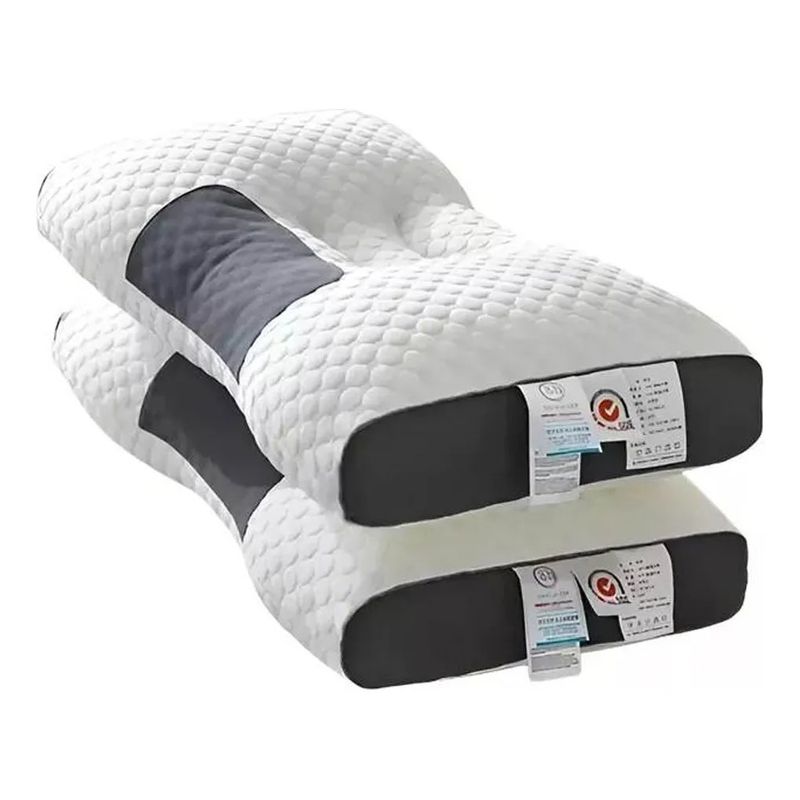 MUNDO MAGIA - Pack X2 Almohada Ergonomica Ortopedica Cervical Cojin Cuello