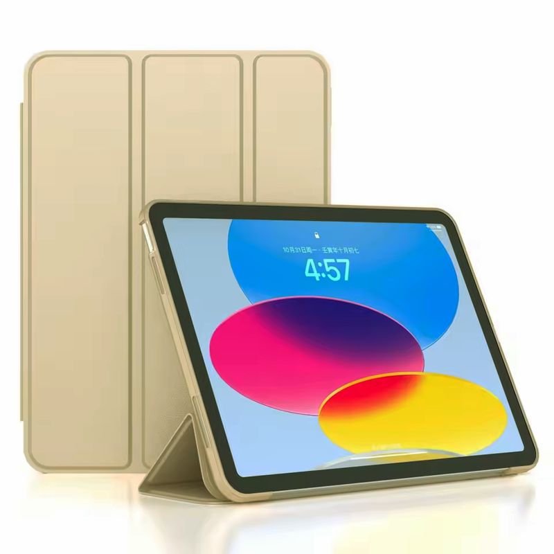 GENERICO - Carcasa Funda Smart Cover Magnética Para iPad 10.2 9ª Gold
