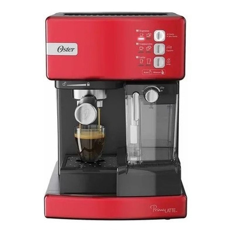 OSTER - Cafetera Oster Prima Latte Roja Bvstem6603r