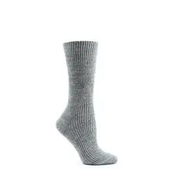 MONARCH - Calcetín Mujer Lana Tweed Sin Puño