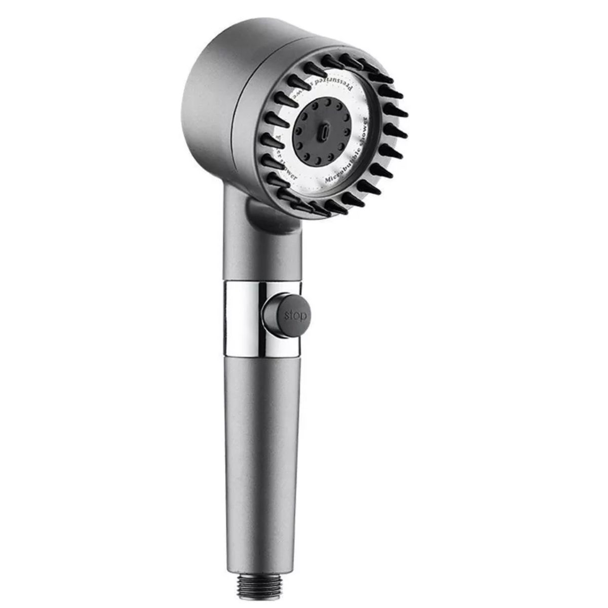 GENERICO - Cabezal De Ducha De Alta Presión Ajustable 3 Modos Mate