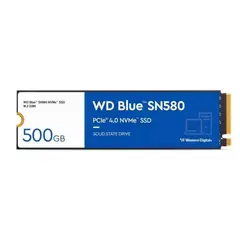 WESTERN DIGITAL - SSD M.2 (2280) - 500 GB - Blue SN580 - NVMe PCIe 4.0.
