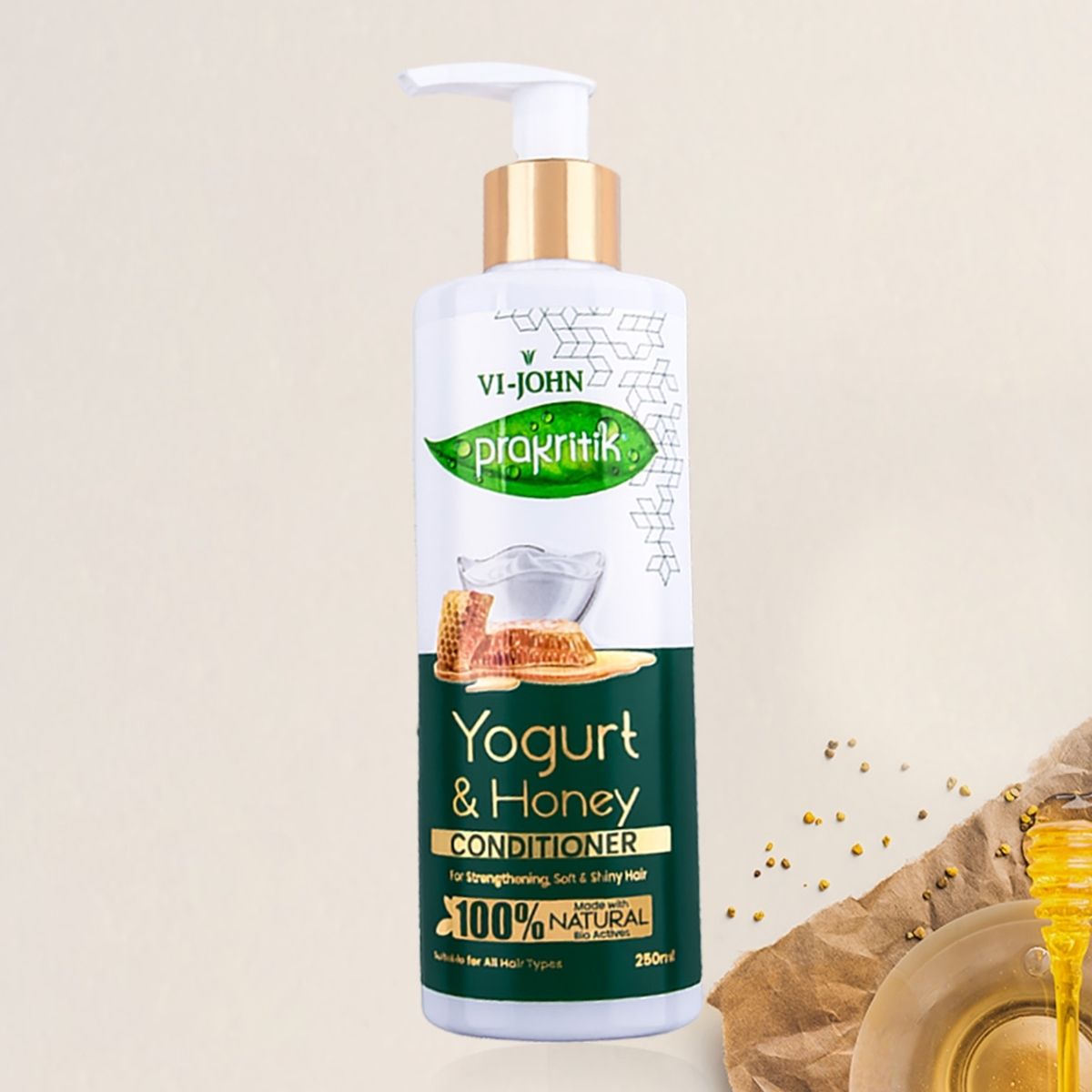 VI-JOHN PRAKRITIK - Prakritik Acondicionador Yogurt y Honey 250 ml