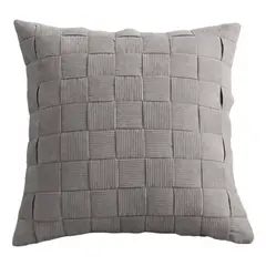 ALTERNATIVE - Funda De Cojín 45x45 Cm Diseño Entrelazado Color Gris 464