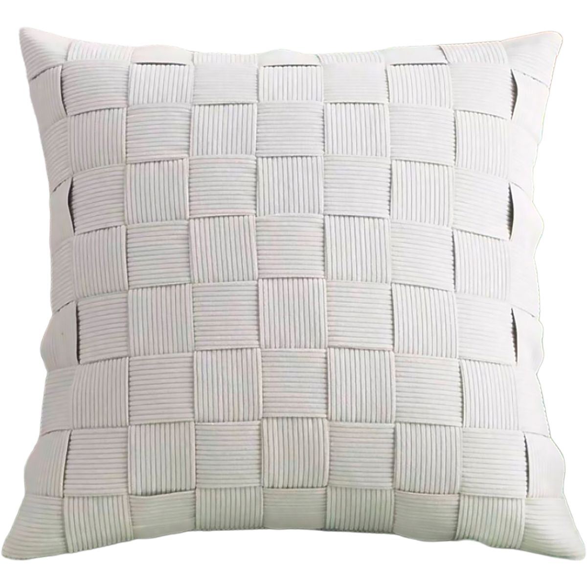 ALTERNATIVE - Funda Decorativa 45x45 cm - Marfil Entrelazado Chic - 464