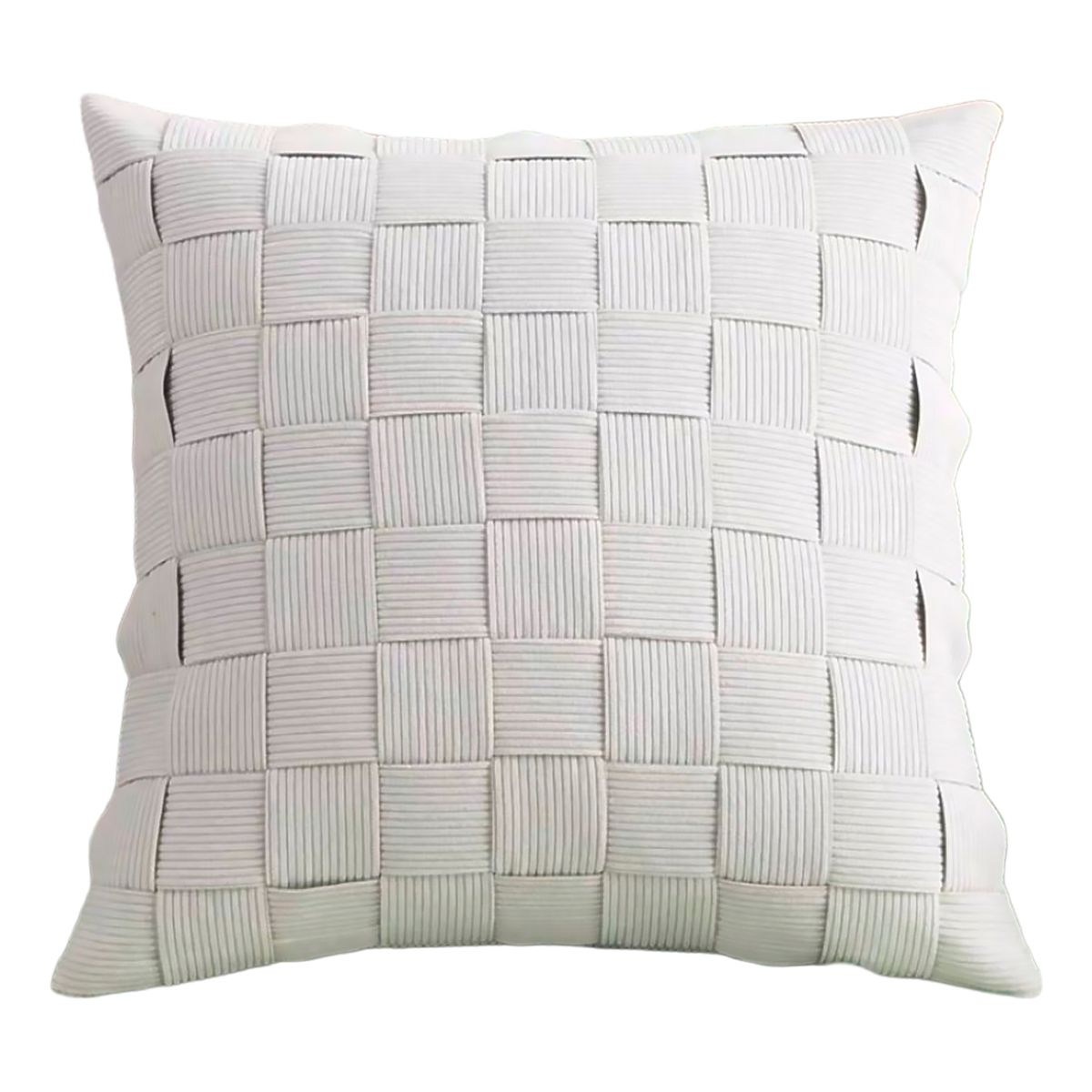 ALTERNATIVE - Funda Decorativa 45x45 cm - Marfil Entrelazado Chic - 464