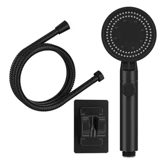 GENERICO - Kit De Manguera Ducha Teléfono Soporte Inox Cromado Acero