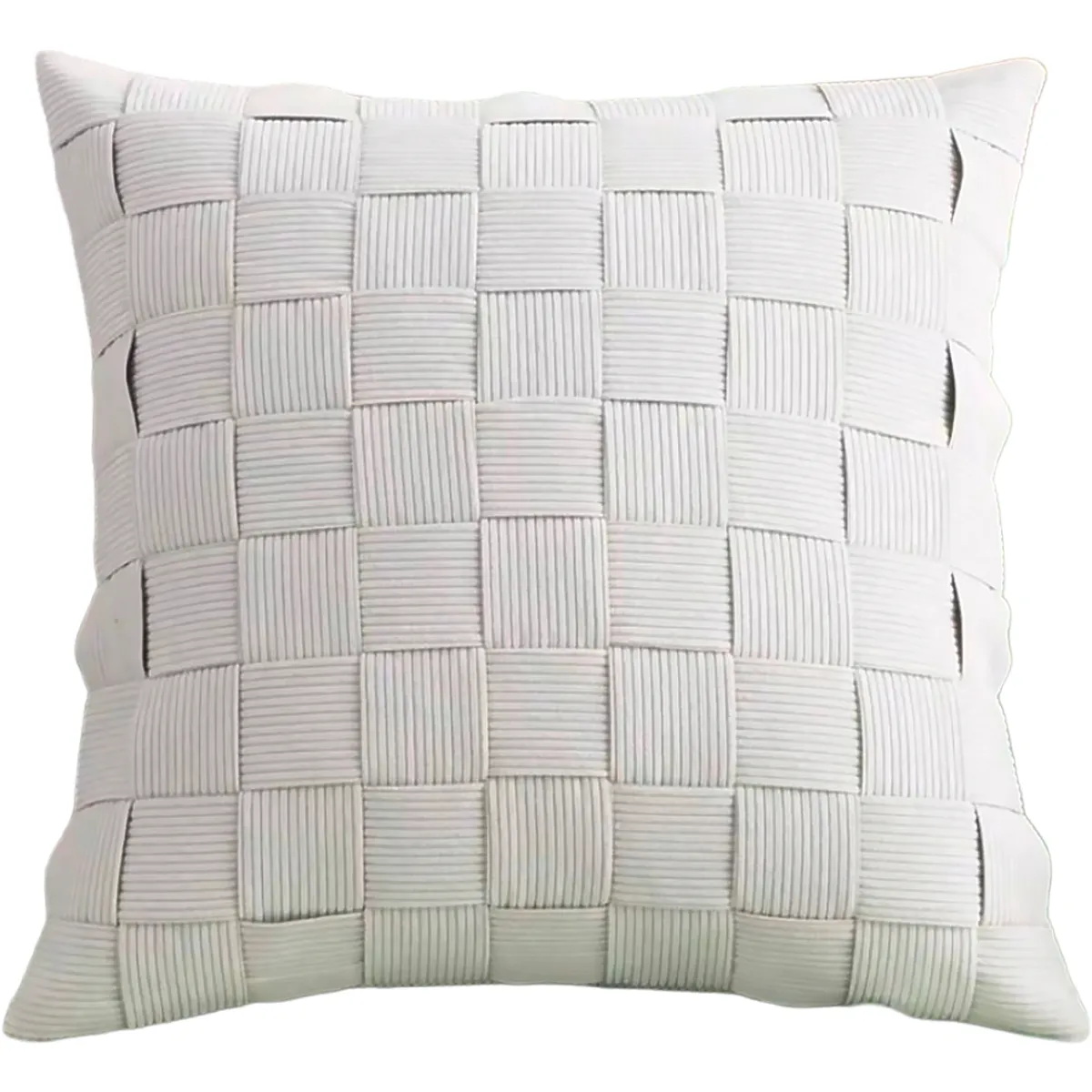 ALTERNATIVE - Funda Decorativa 45x45 cm - Marfil Entrelazado Chic - 464