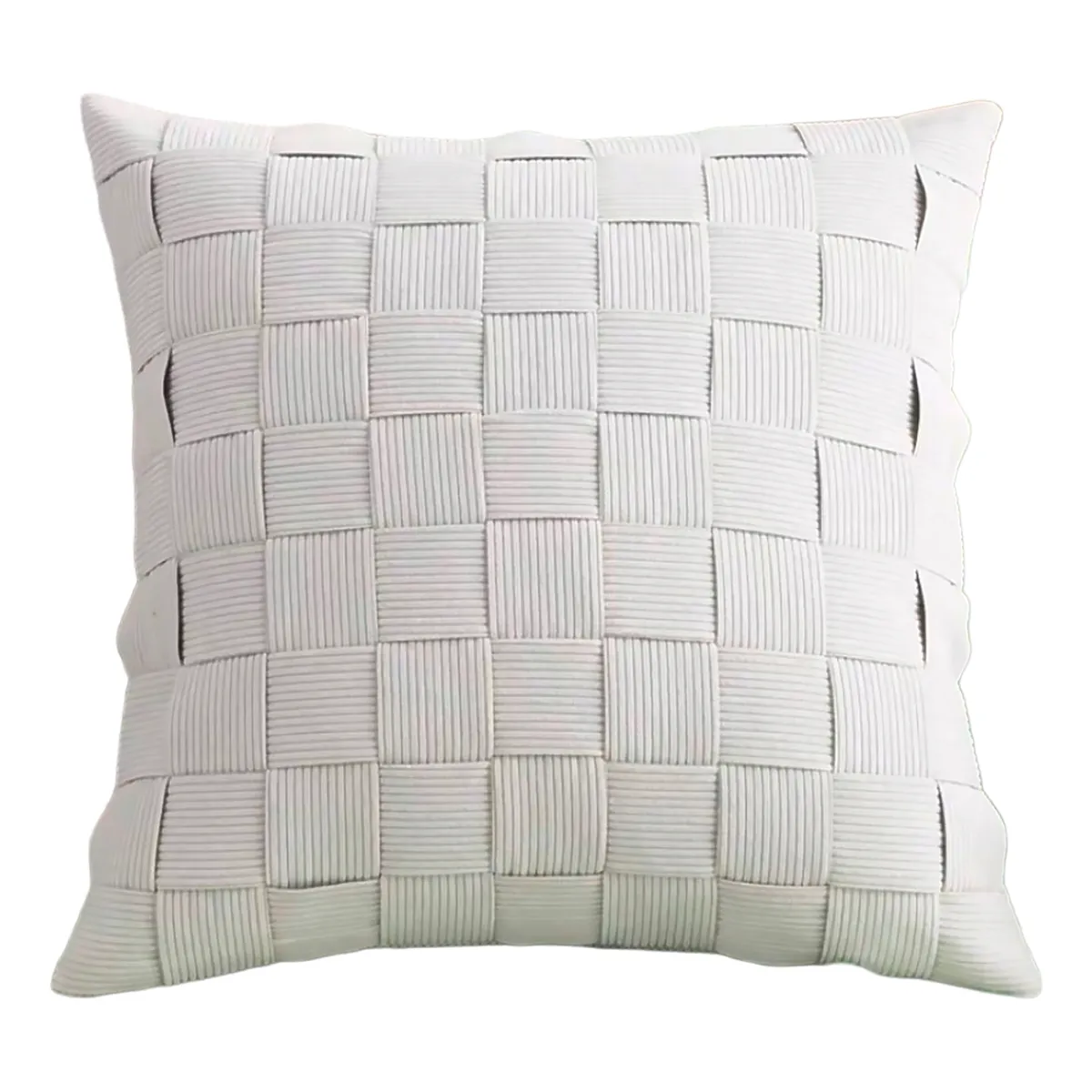 ALTERNATIVE - Funda Decorativa 45x45 cm - Marfil Entrelazado Chic - 464