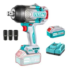 TOTAL TOOLS - Taladro Pistola Llave Impacto 20v Bat+ Carg Tiwli201351.