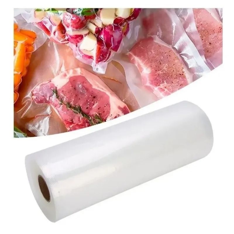 GENERICO - Rollo Bolsas Sellado Al Vacío Sellar Alimento 28cm 10 Metros.