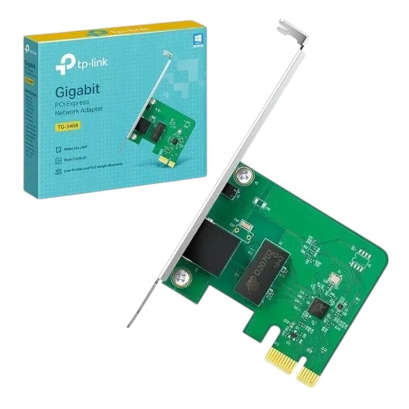 GENERICO - Tarjeta De Red Tp-link Tg-3468 Ethernet Pcie 1gbs