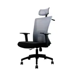 FANTECH - Silla Ergonómica - OC-A258 - máx. 120 kg - Apoyabrazos - Grey