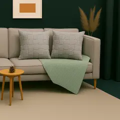 ALTERNATIVE - Pack 2 Fundas 45x45 cm - Gris Moderno Chic - 464