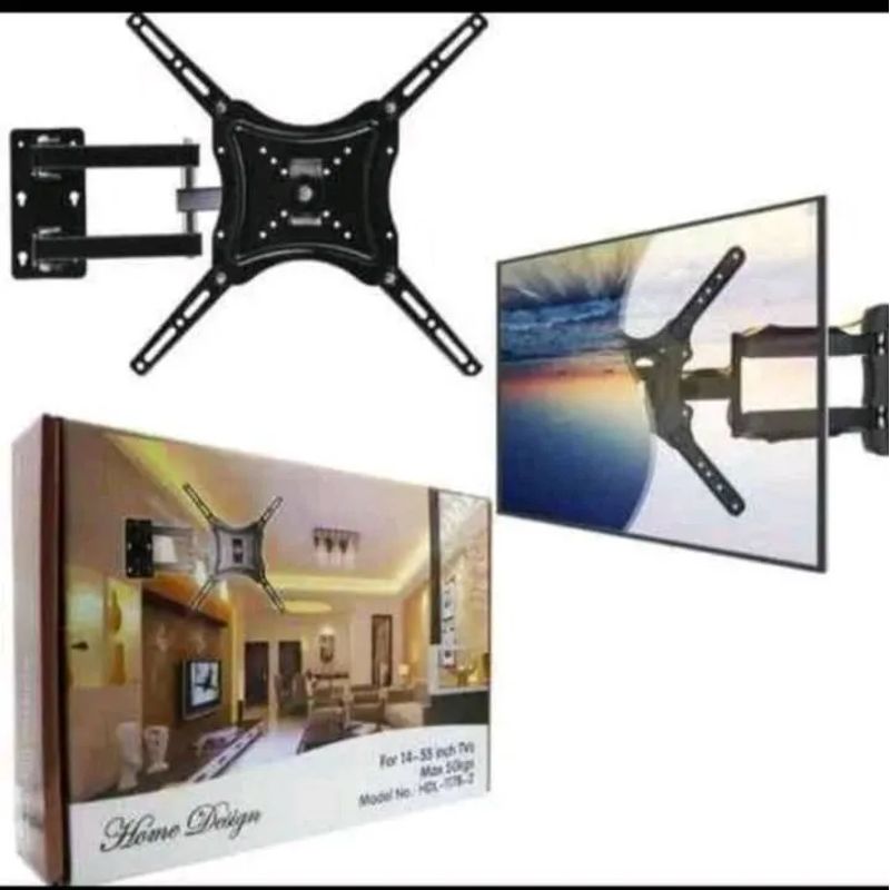 GENERICO - Soporte De Tv Lcd Con Brazo De 14 A 55 Y Accesorios 50kg