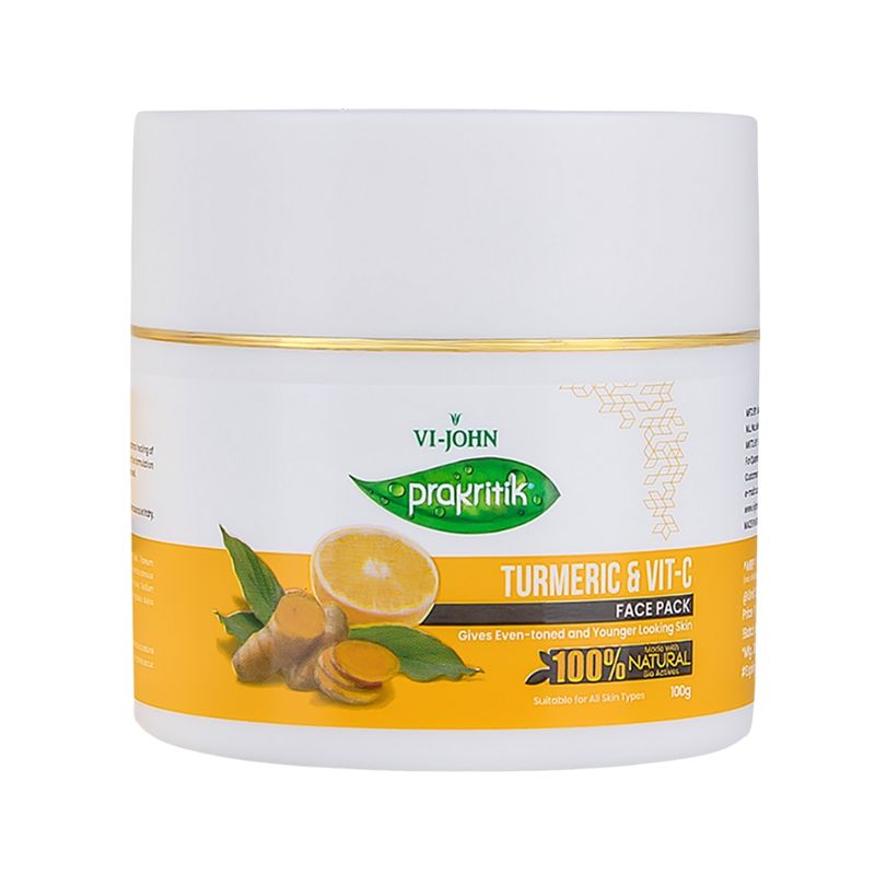 VI-JOHN PRAKRITIK - Prakritik Mascarilla Facial Turmeric y Vit C 100 gr