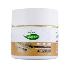 VI-JOHN PRAKRITIK - Prakritik Mascarilla Facial Arcilla Multani Mitti 100 gr