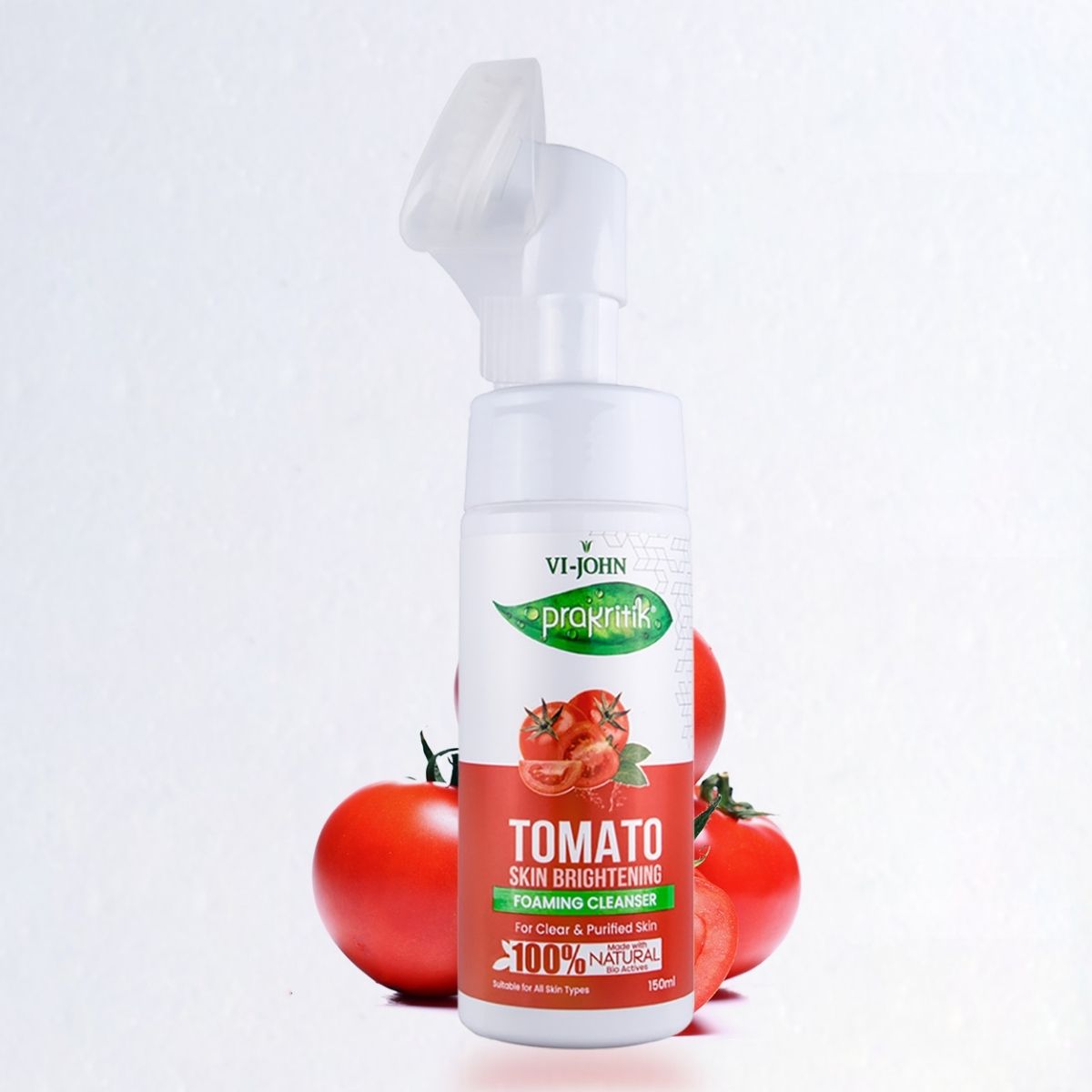VI-JOHN PRAKRITIK - Prakritik Jabón Espumoso Facial Tomate 150 ml