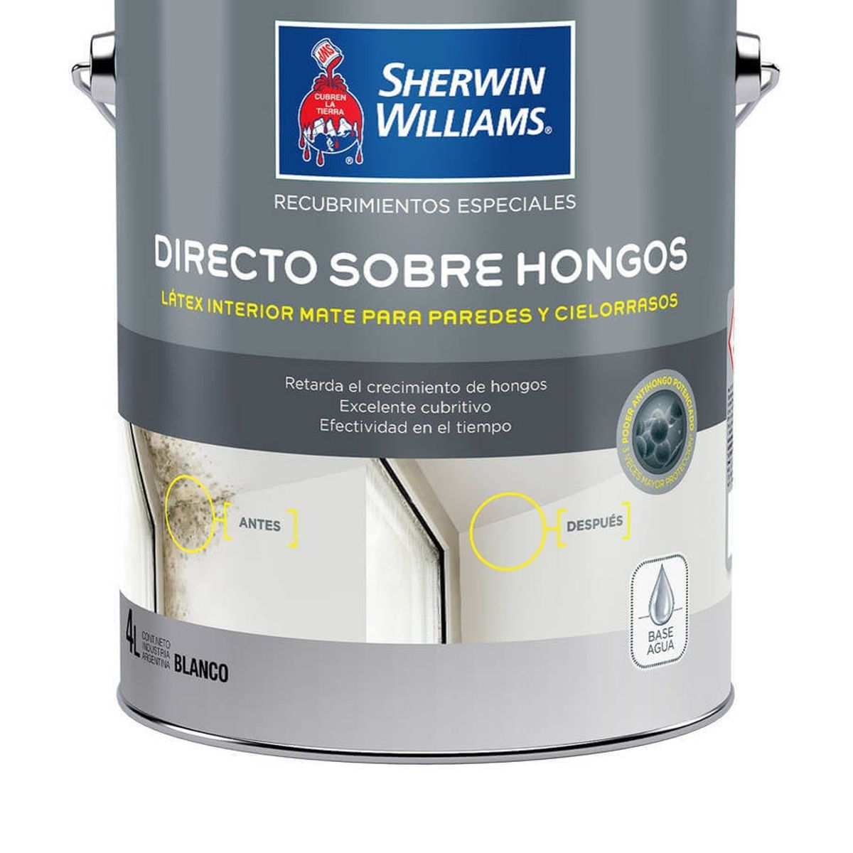 SHERWIN WILLIAMS - Esmalte Directo Sobre el Hongo Sherwin Williams Galon