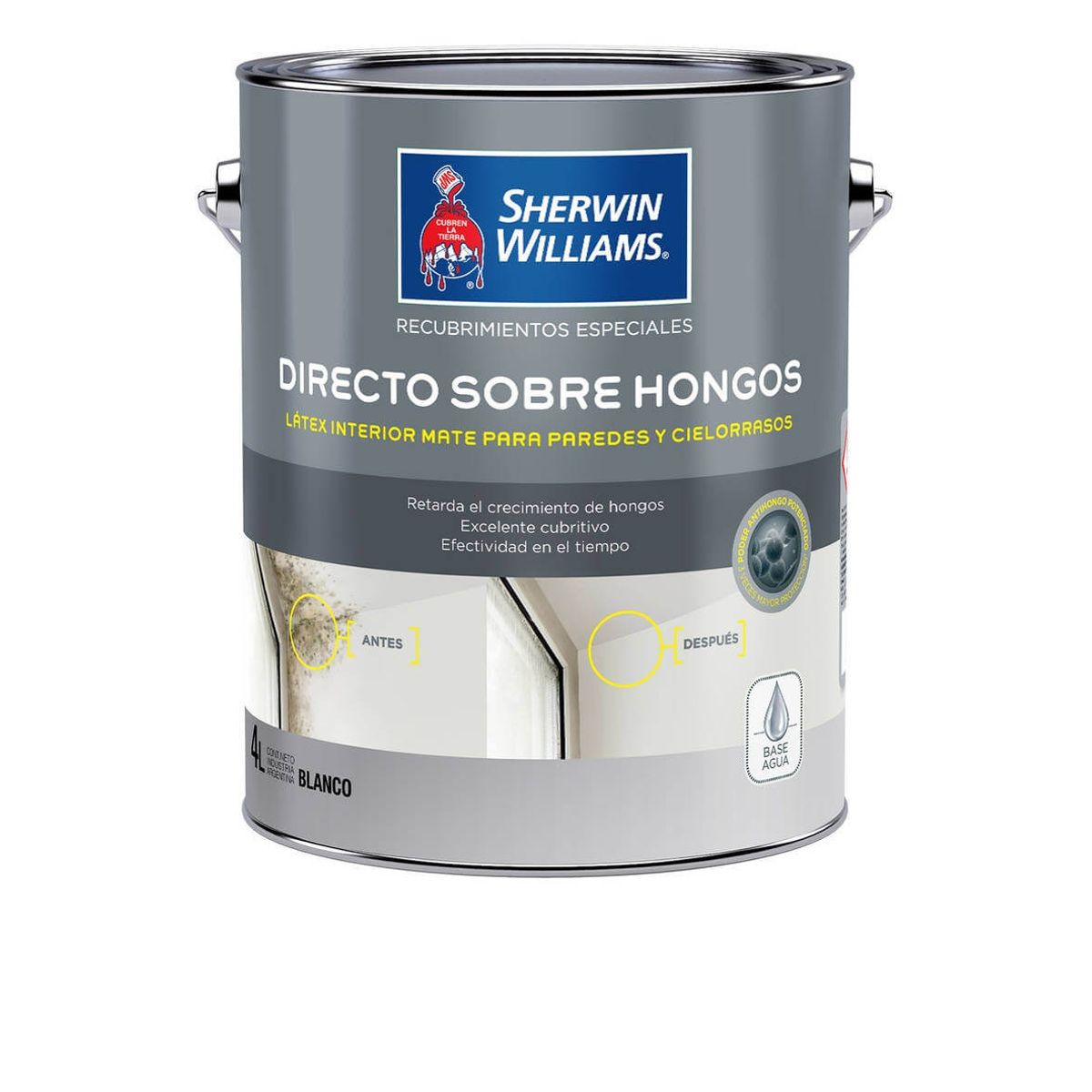 SHERWIN WILLIAMS - Esmalte Directo Sobre el Hongo Sherwin Williams Galon