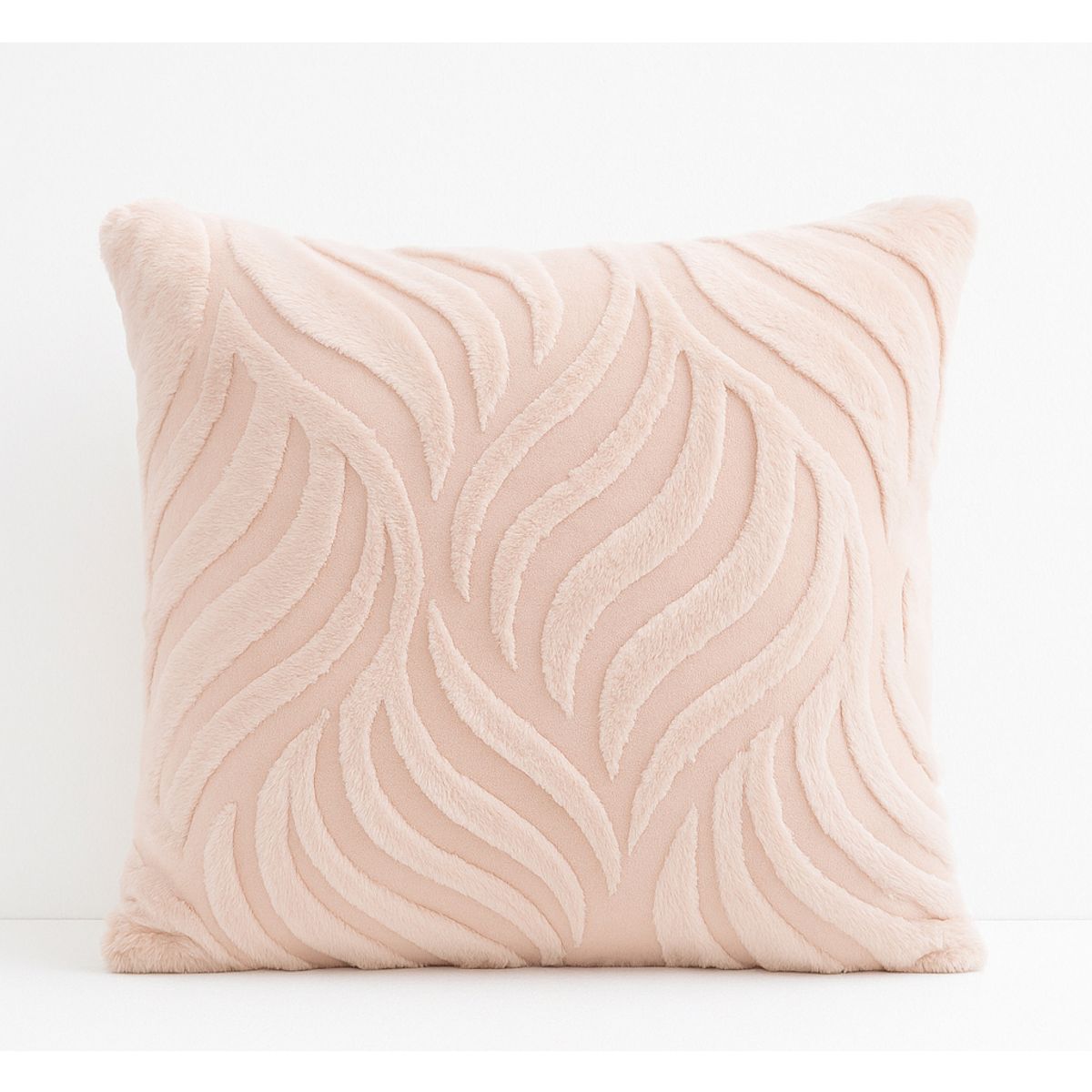 ALTERNATIVE - Funda Decorativa 45x45 cm - Beige Textura Aterciopelada - 644