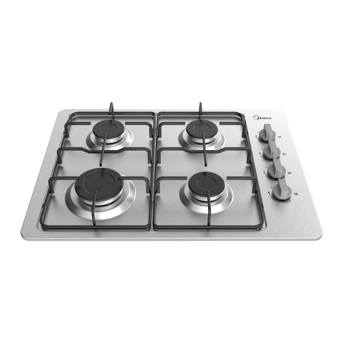 MIDEA - ENCIMERA A GAS 4 QUEMADORES SILVER MG60SL405 MIDEA