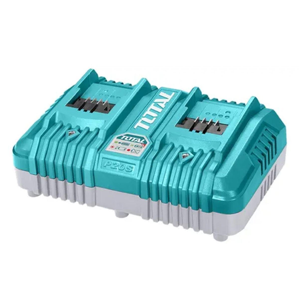 TOTAL TOOLS - Cargador De Batería Doble Inteligente 4ah 20v Total Tcli2034