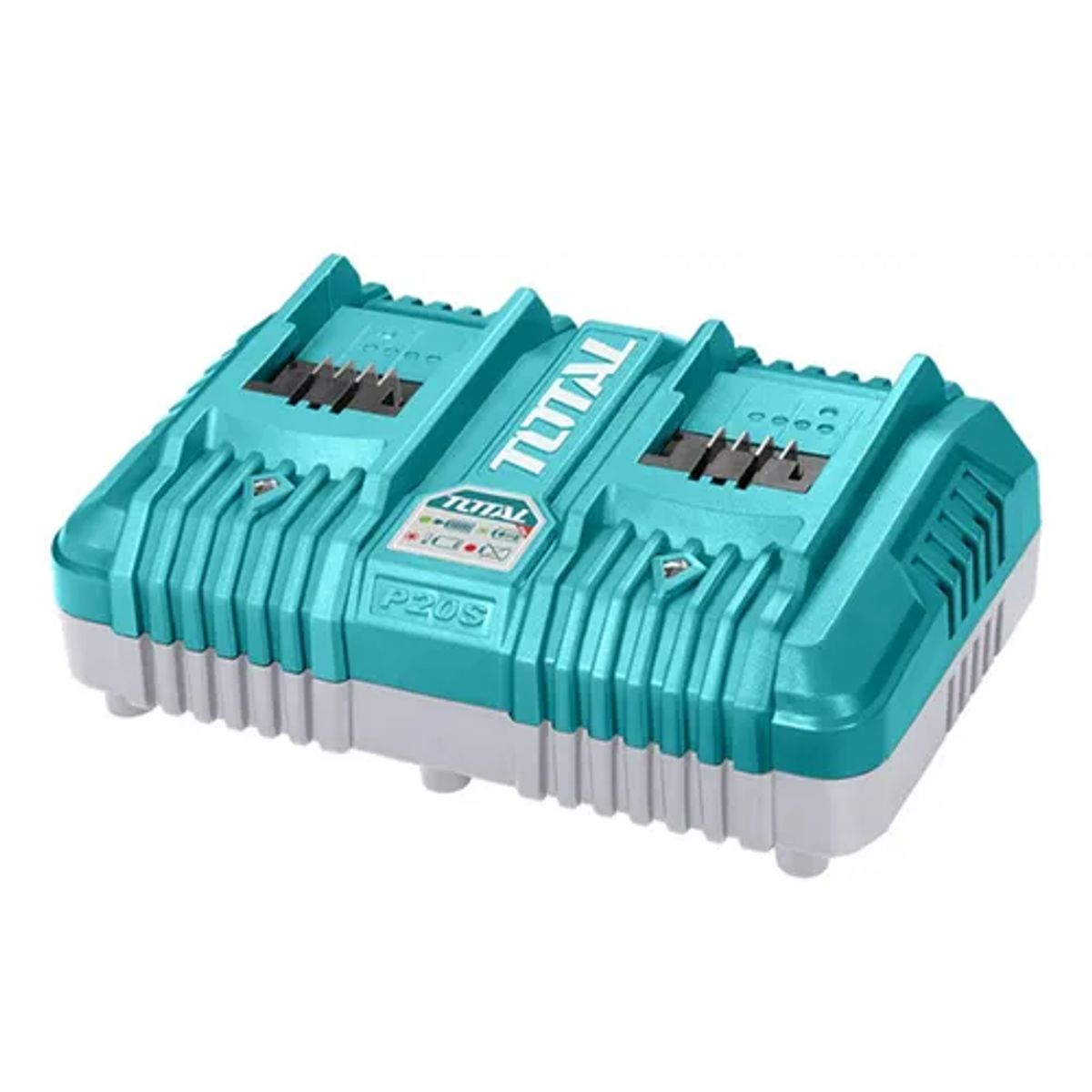 TOTAL TOOLS - Cargador De Batería Doble Inteligente 4ah 20v Total Tcli2034