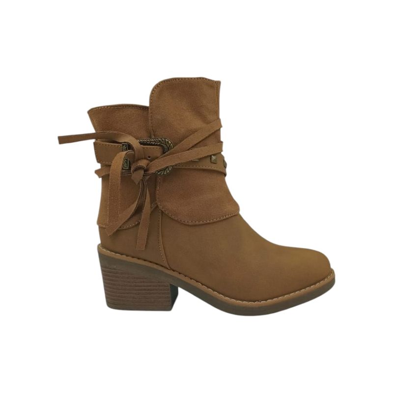 HERIEL - Bota Café Taco Mujer