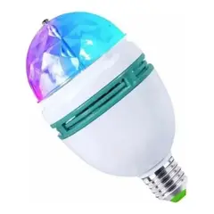 GENERICO - Ampolleta Led Bola De Disco Giratoria Luces De Fiesta E27