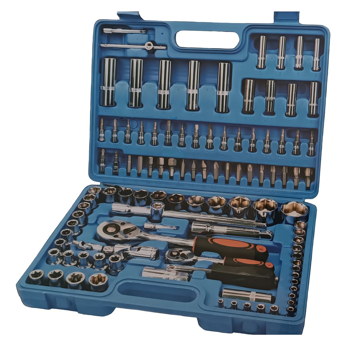 GENERICO - Set De Herramientas Juego De Dados Mecanicos Caja 108 Pcs