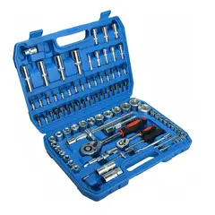 GENERICO - Juego De Dados Y Llaves 108 Piezas Kit De Herramientas Mecanicas Profesionales En Maletin FIGOIMPORT