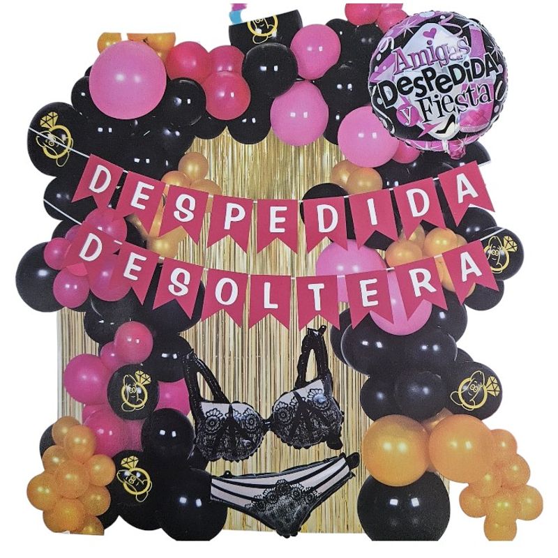 GENERICO - Kit Arco Decoración Globos para despedida de soltera