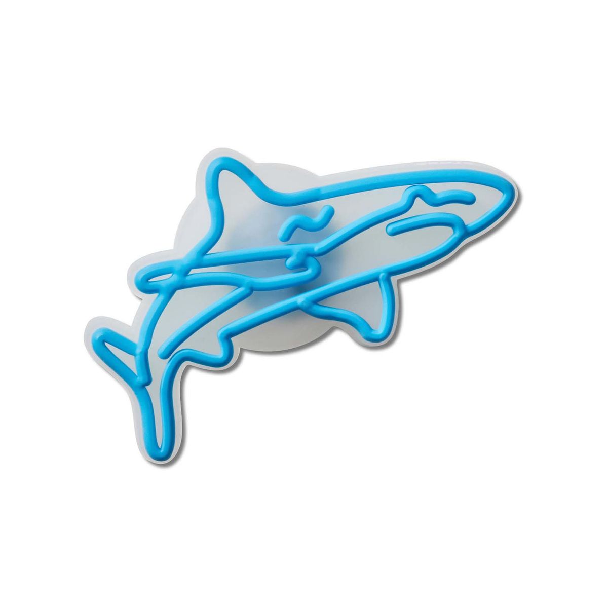 CROCS - Jibbitz Crocs Tiburón Con Luces Celeste CROCS