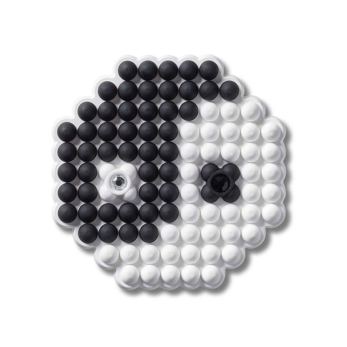 CROCS - Jibbitz Crocs Ying Y Yang Con Cuentas Negro CROCS