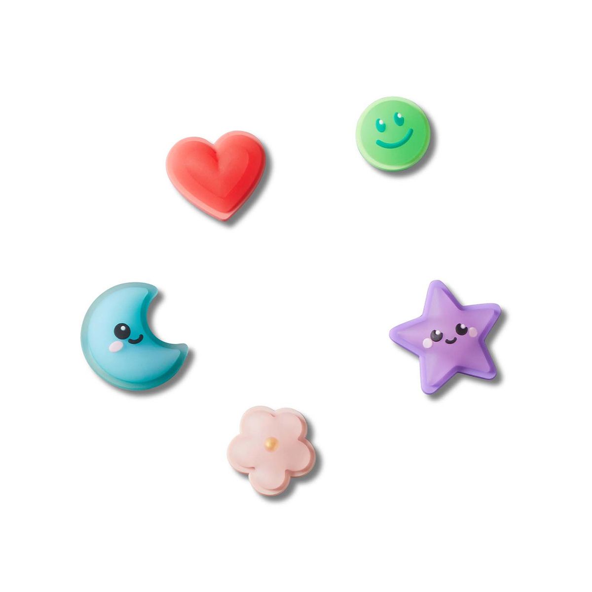 CROCS - Jibbitz Crocs Símbolos Clásicos Pack 5 Blanco CROCS