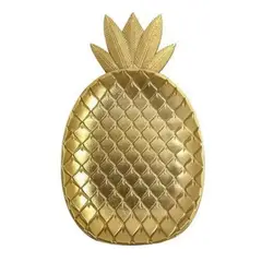 GENERICO - Bandeja de Piña Gold Decorativa