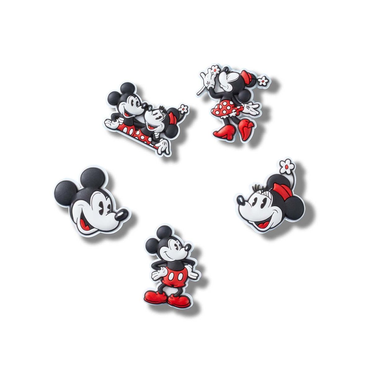 CROCS - Jibbitz Crocs Mickey Y Minnie Pack 5 Negro CROCS