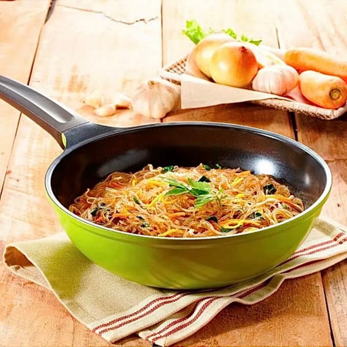 ROICHEN - Wok 28 cm Color Verde Natural Roichen