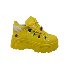 HERIEL - Zapatilla Amarilla Plataforma Mujer.