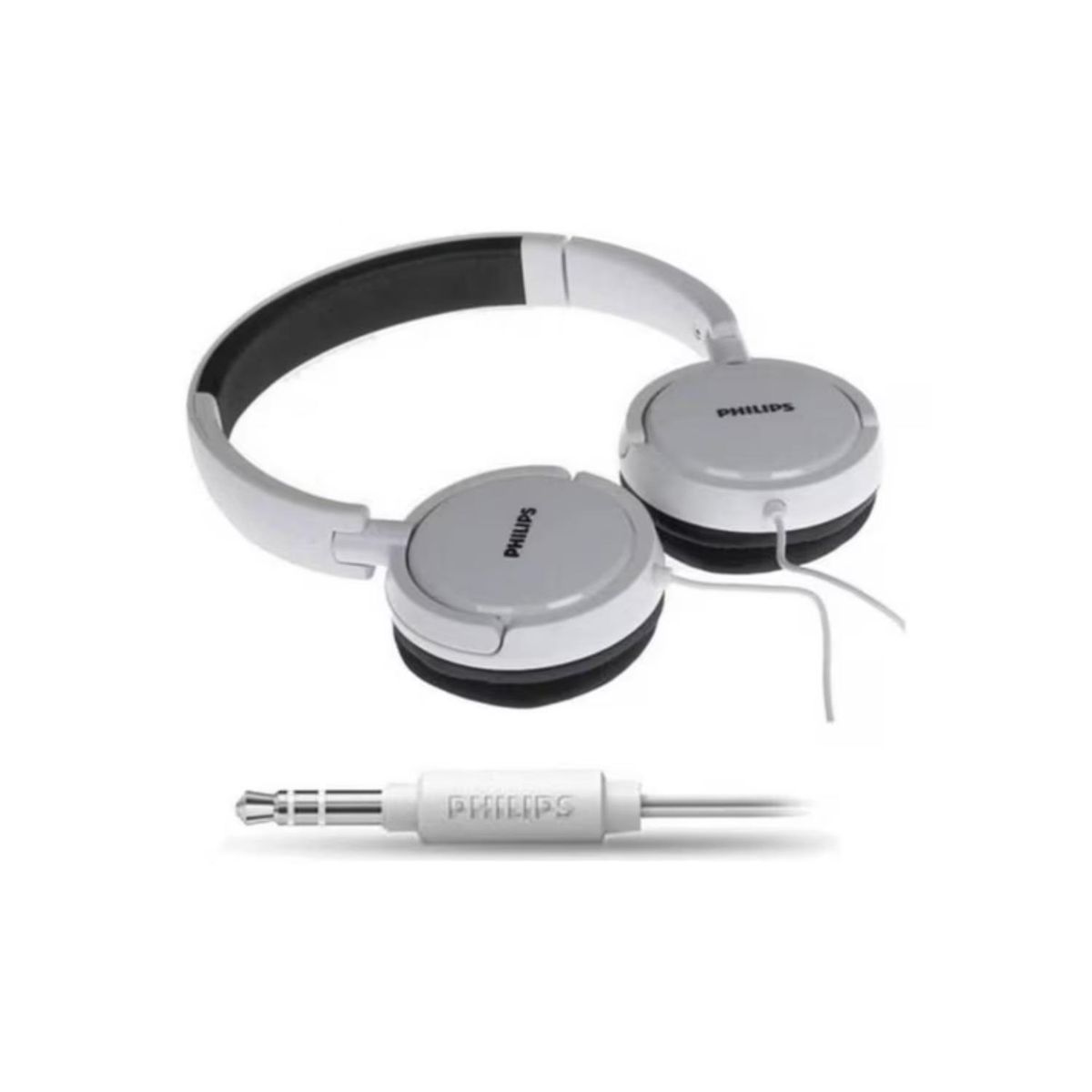PHILIPS - Audifono Manos Libres Jack 3.5 OverEar Blanco HL5005 Philips