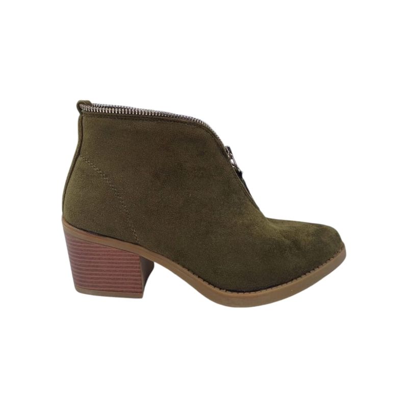 HERIEL - Botín Verde Taco Mujer