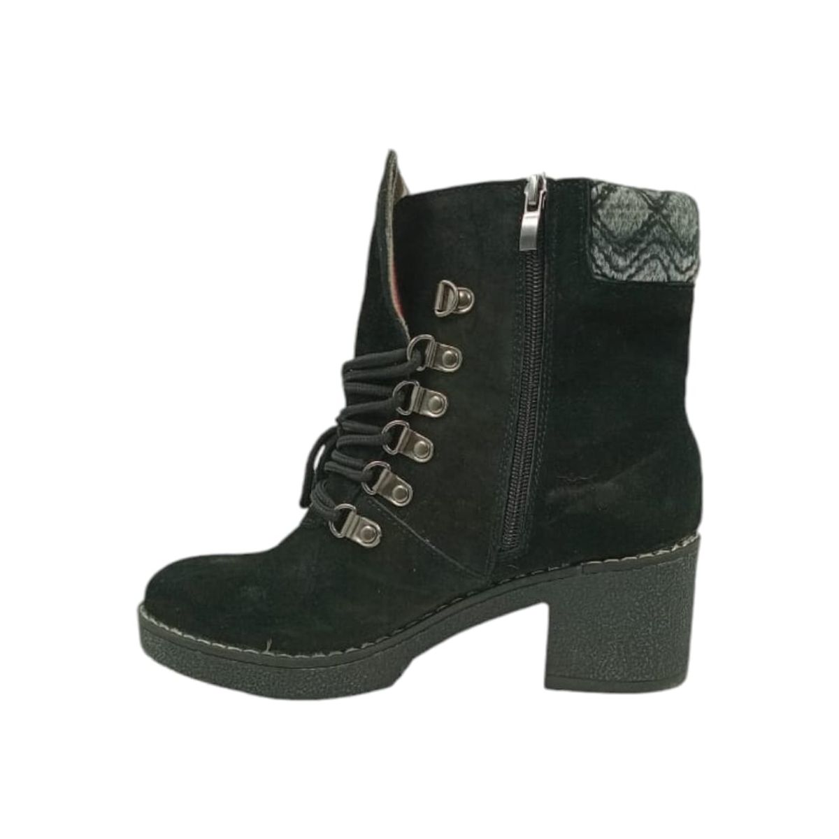 HERIEL - Botín Negro Taco Mujer